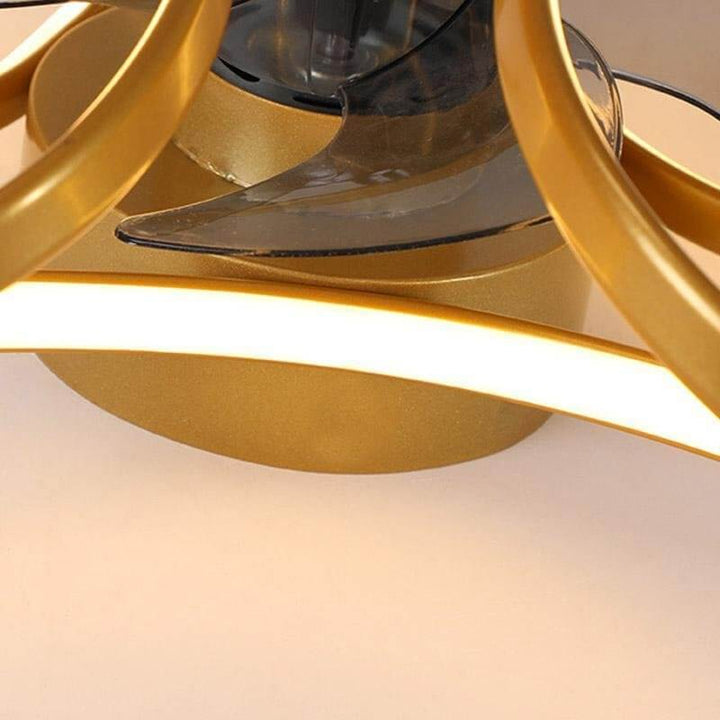 LED Loftlampe m/ Ventilator - Moderne Design