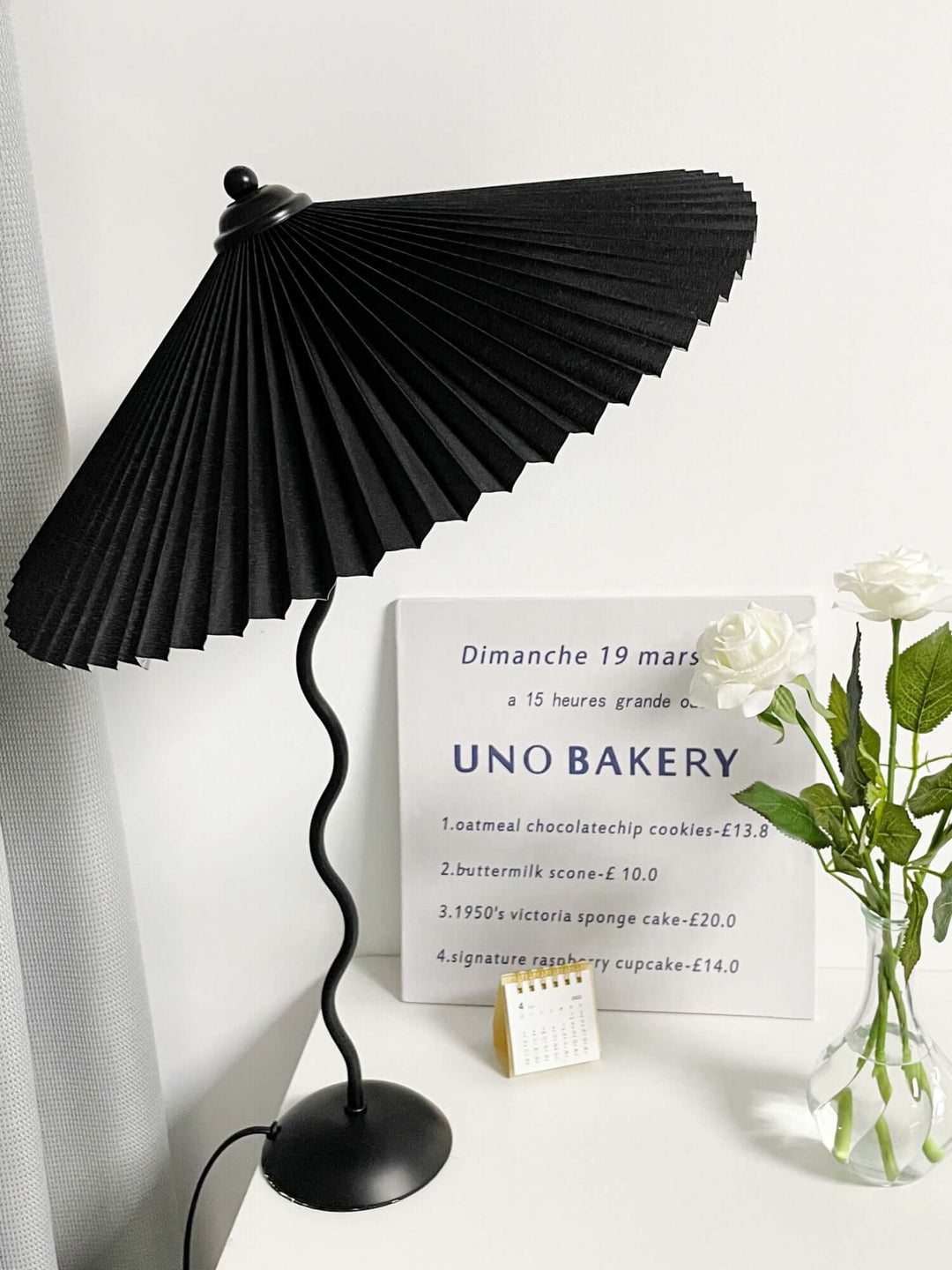 Designer Bordlampe i Metal - 43cm