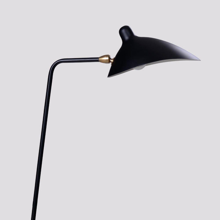 Justerbar 3-armet gulvlampe i metal