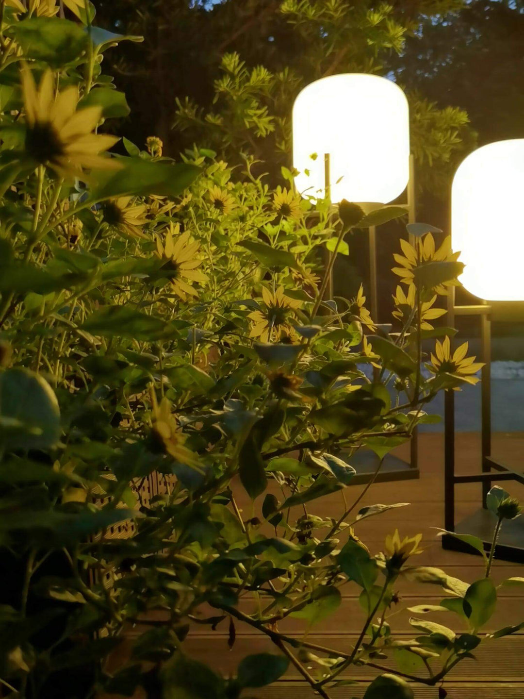 Solcelle gulvlampe lanterne udendørs