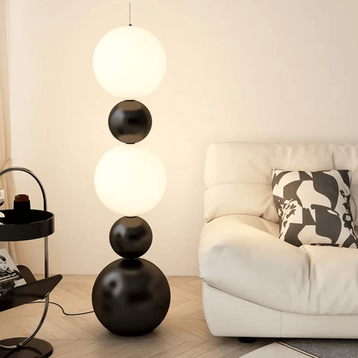 Håndlavet Gulvlampe i Naturmateriale