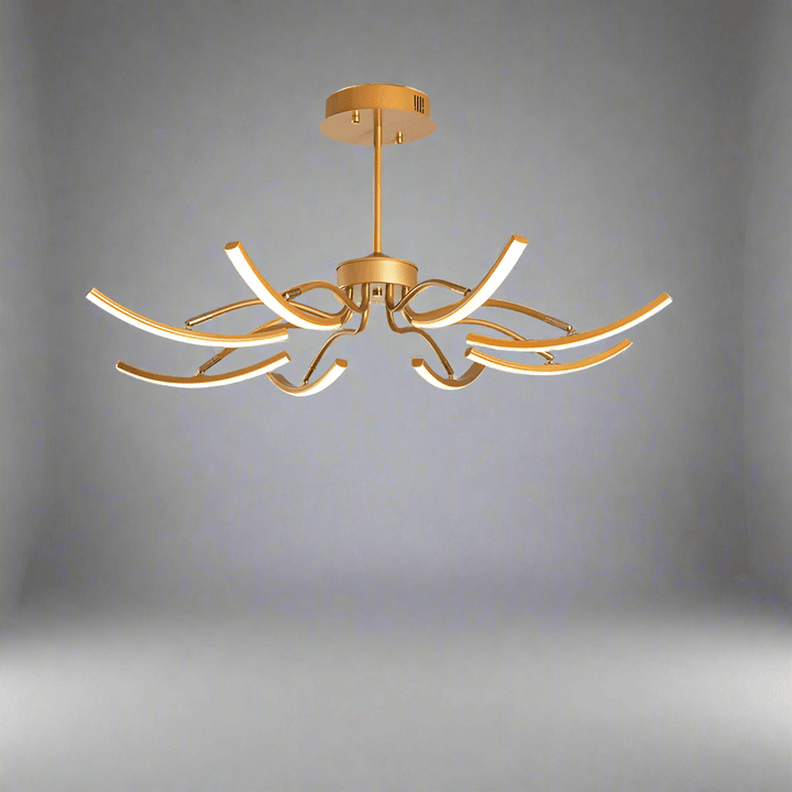 Moderne Loftslampe i Aluminium med LED