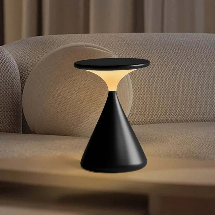 Ledningsfri Bordlampe i Timeglas Design