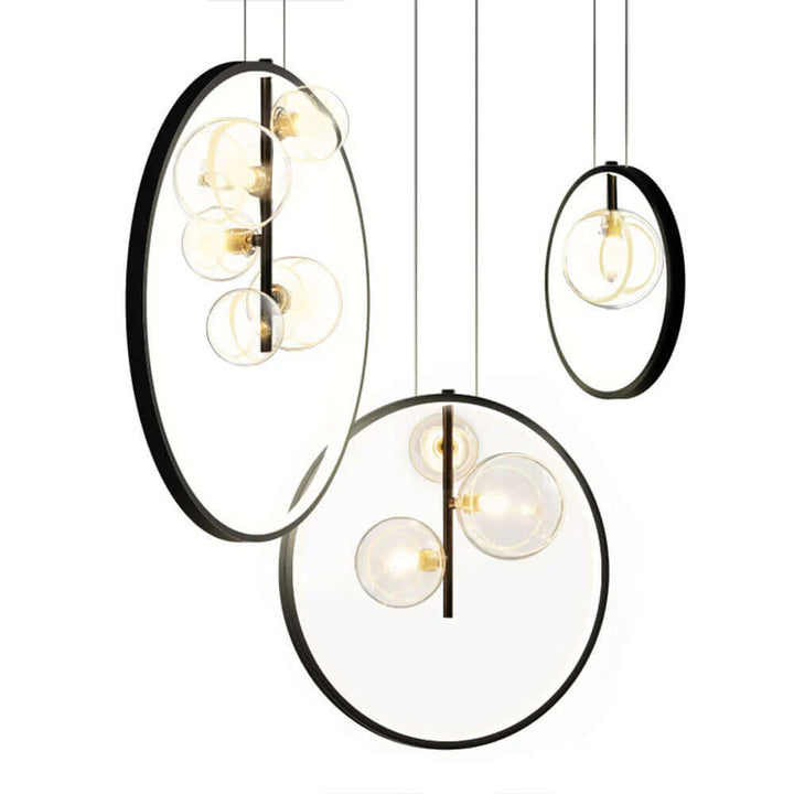 Moderne Bobleglas Pendellampe
