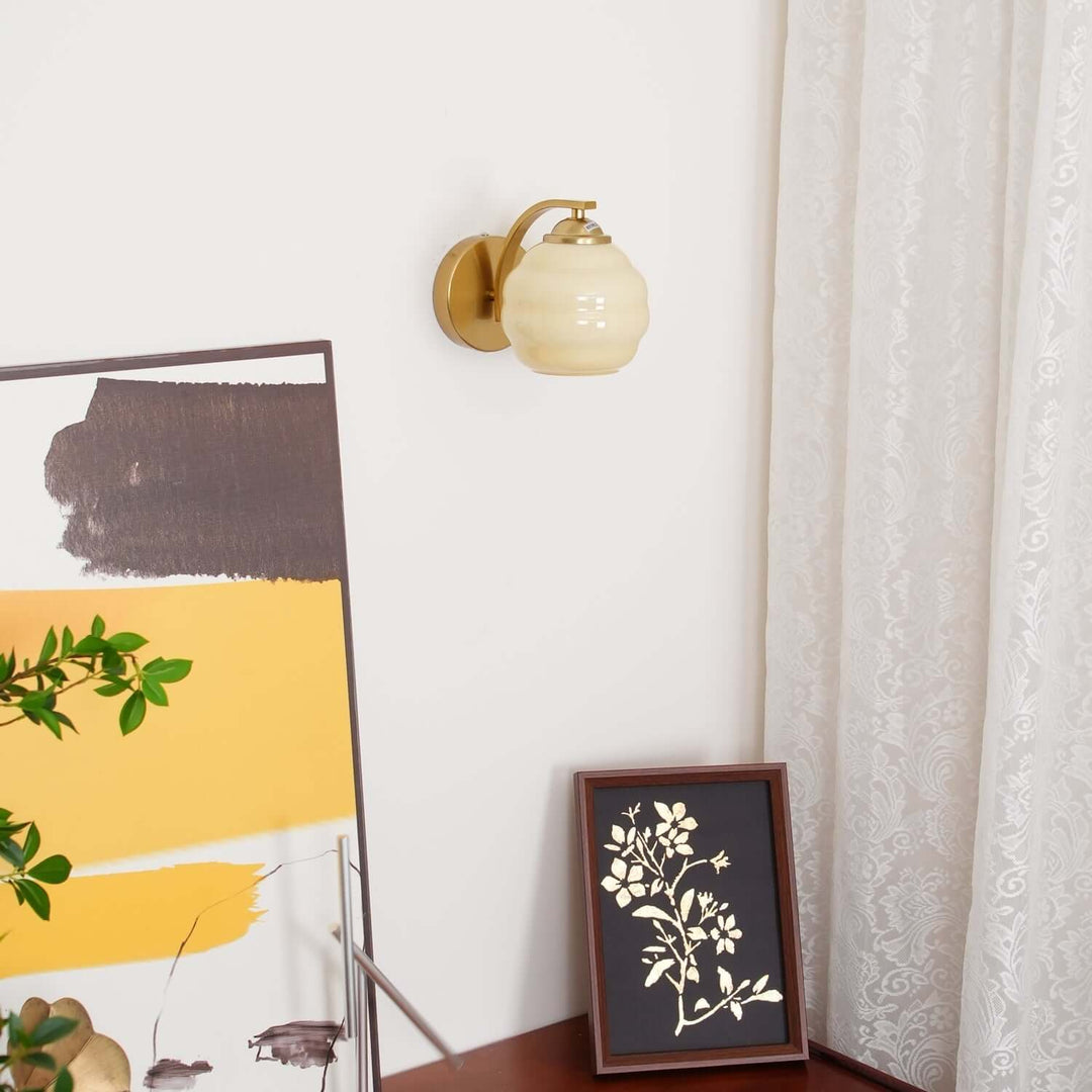 Art Deco Væglampe i Vintage Stil