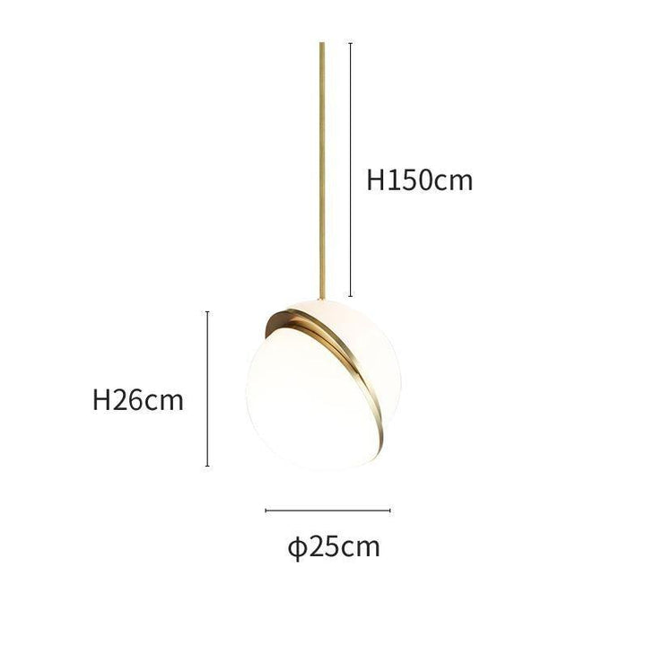 Elegant Halvmåne Pendellampe