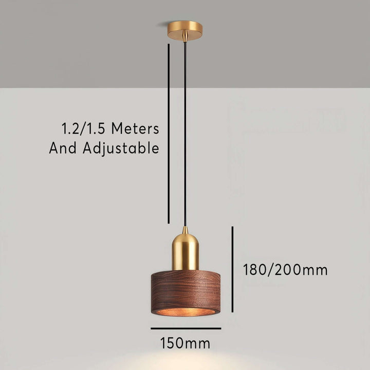 Cylinder Pendel - Japansk Design Hængelampe