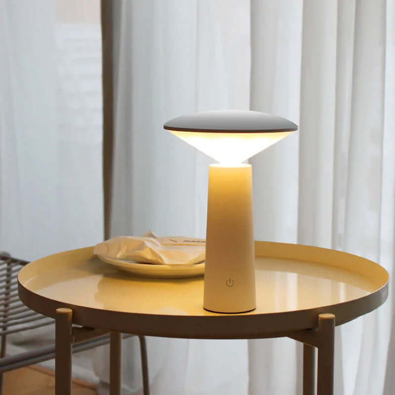 Trådløs LED Bordlampe med Fjernbetjening