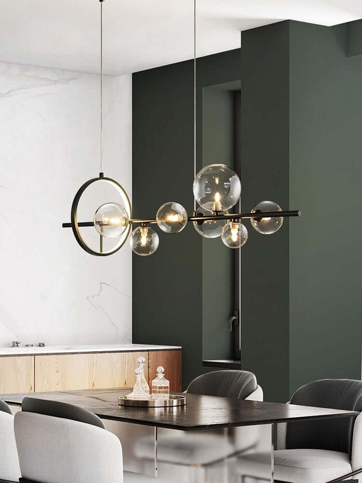 Elegant Glas Boble Lysekrone