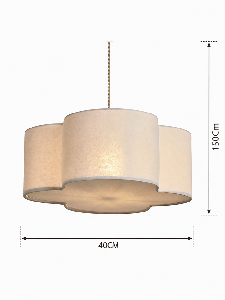 Witte Cloud Plafond Ø41 - Elegant og Farverig Loftlampe