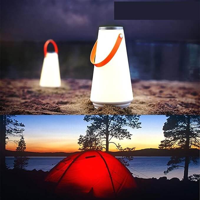 Bærbar LED Campinglampe