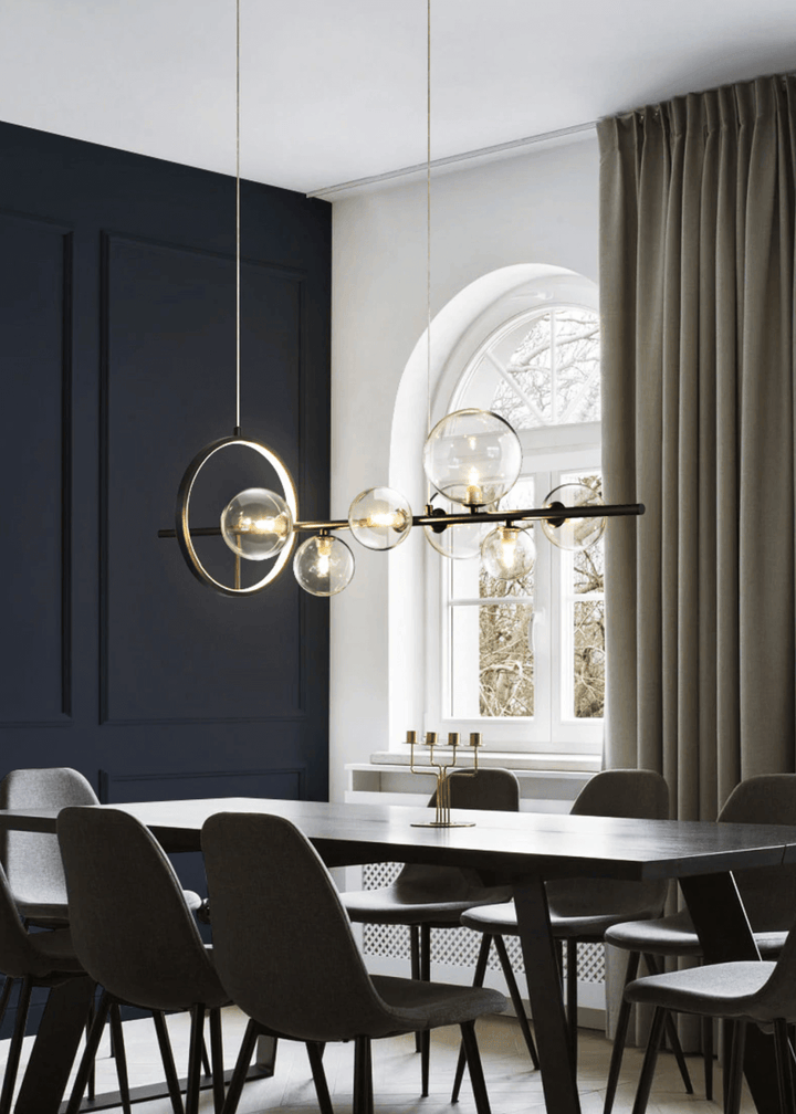 Elegant Glas Boble Lysekrone