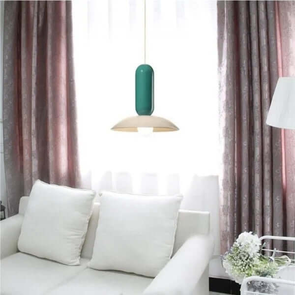 Farverig Metal Pendellampe - 30/40cm