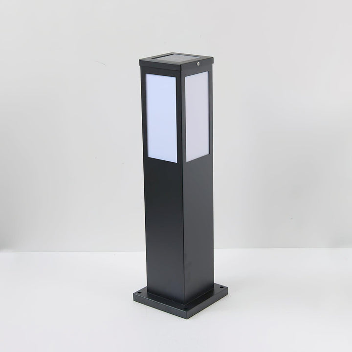 Moderne Udendørs Pullertlampe i Aluminium
