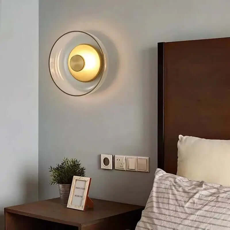 Elegant Nordisk Væglampe i Glas - 5W LED