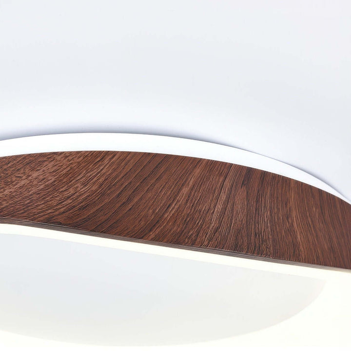 Moderne LED Loftslampe i Trædesign - 40/50/60cm