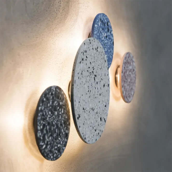 Elegant Terrazzo Væglampe - Nordisk Design