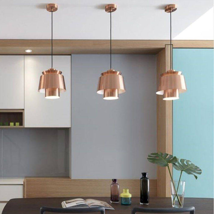 Elegant Metal Pendellampe - 25cm - Moderne Design