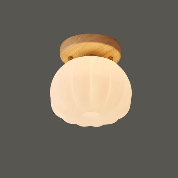 Græskarformet LED Loftlampe - 16cm