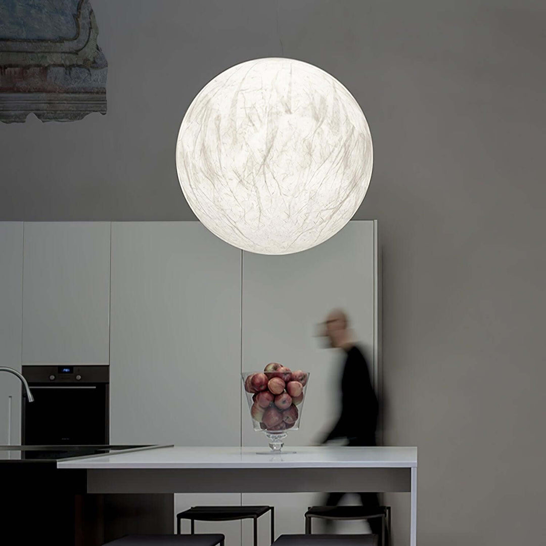 Elegant Silke Pendel Lampe - 3 Størrelser