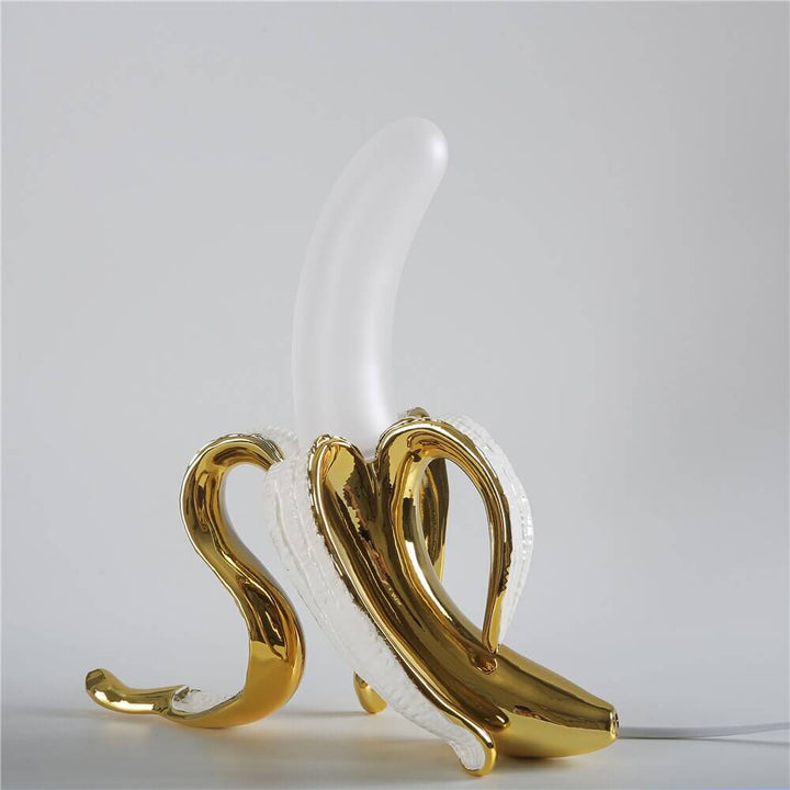 Art Deco Bordlampe i Bananform