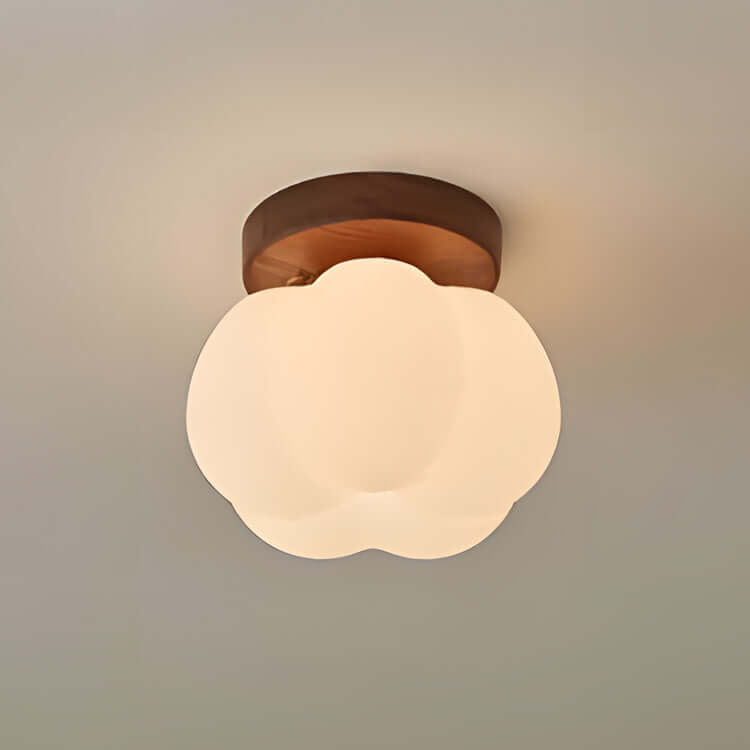 Græskarformet LED Loftlampe - 16cm