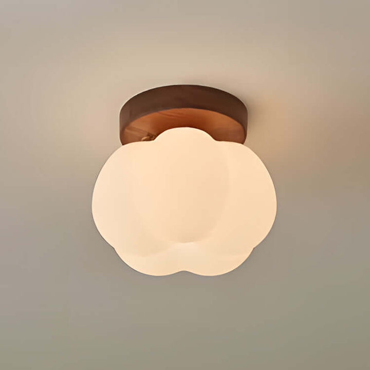 Græskarformet LED Loftlampe - 16cm