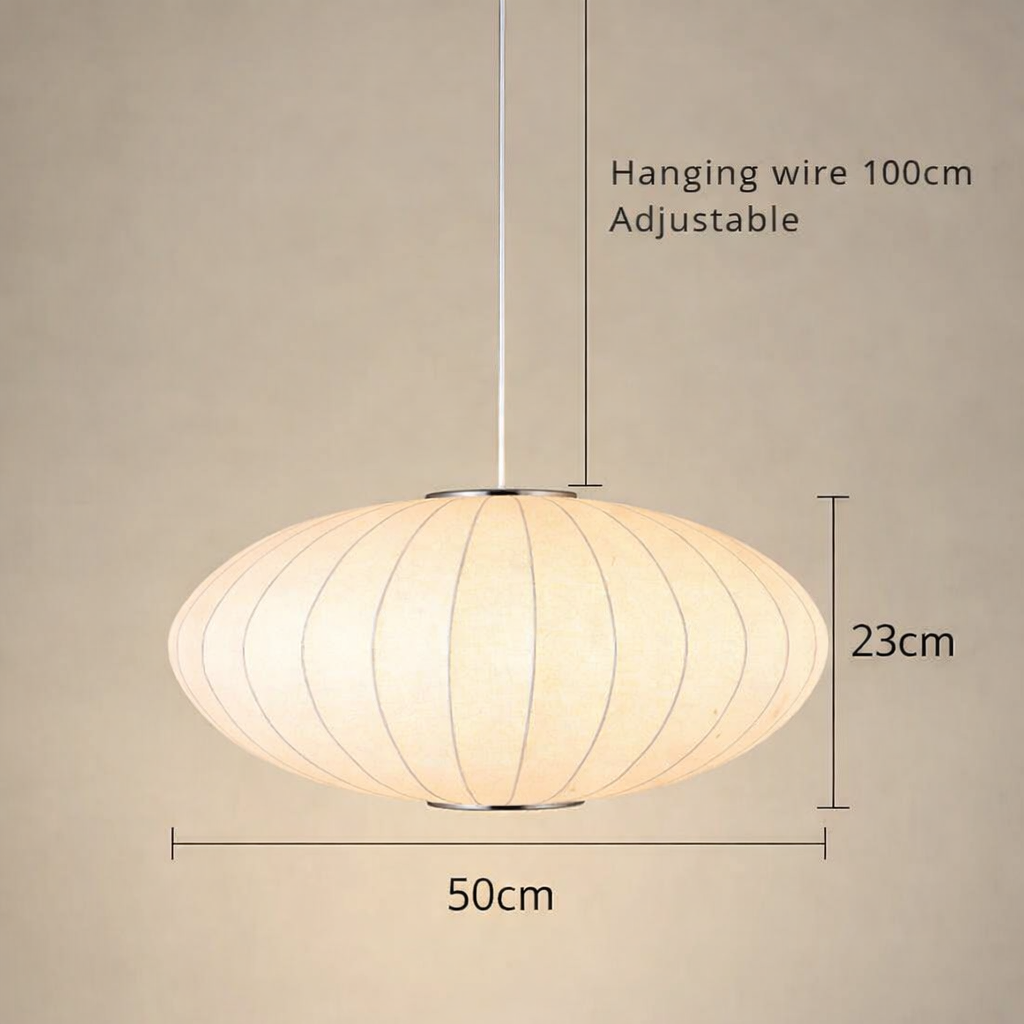 Alcazar Pendel Ø50 - Stilren & Elegant Hvid Lampe