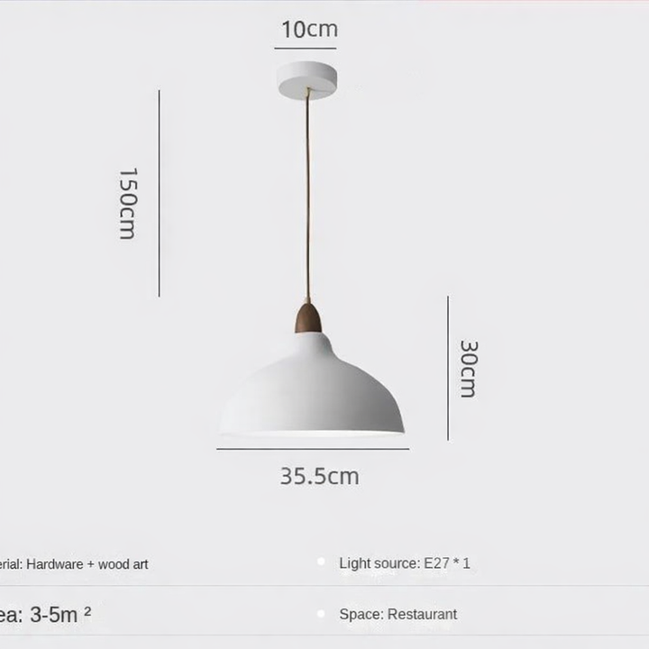 Skandinavisk Køkken Hængelampe - D35CM