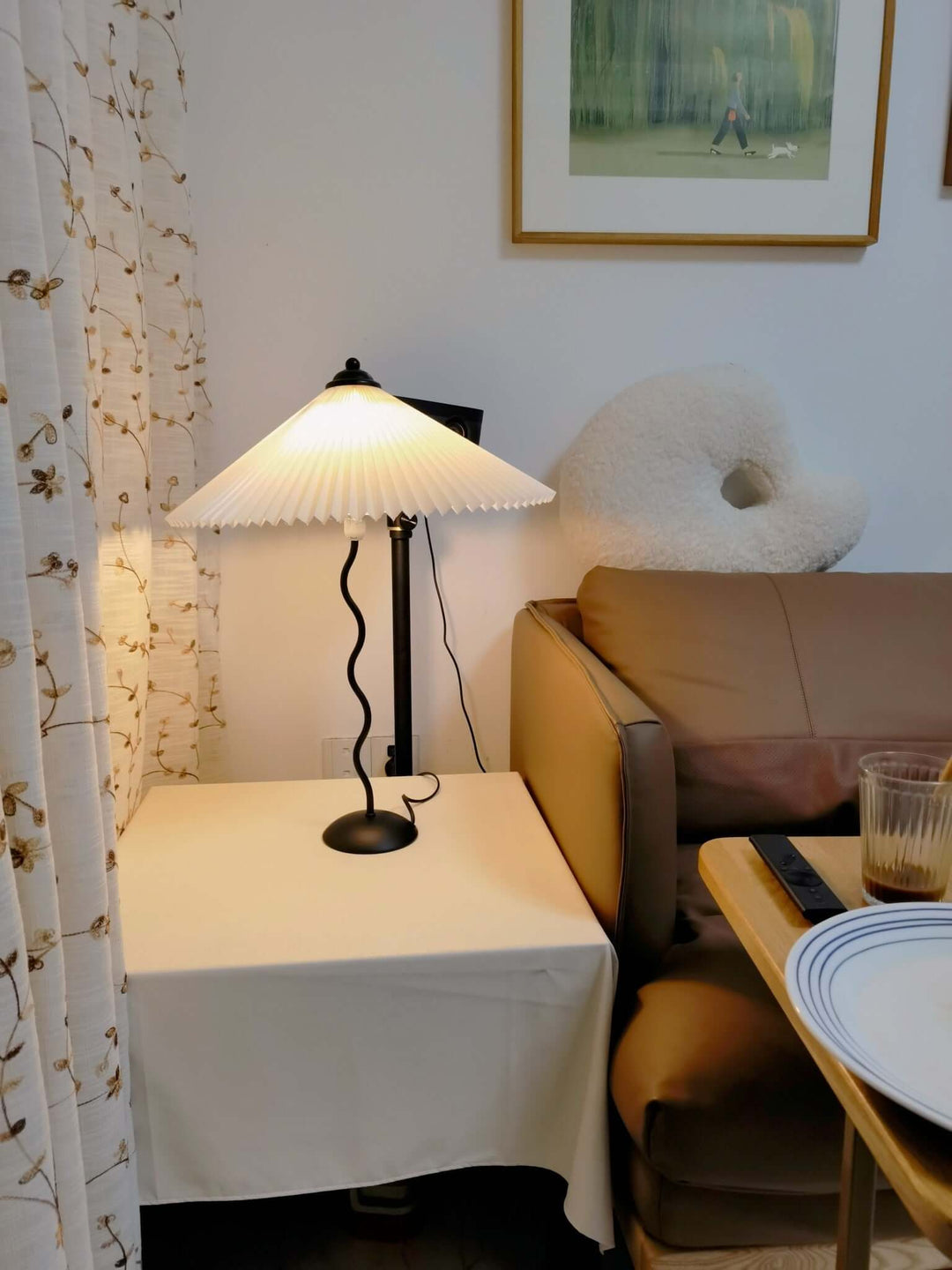 Designer Bordlampe i Metal - 43cm