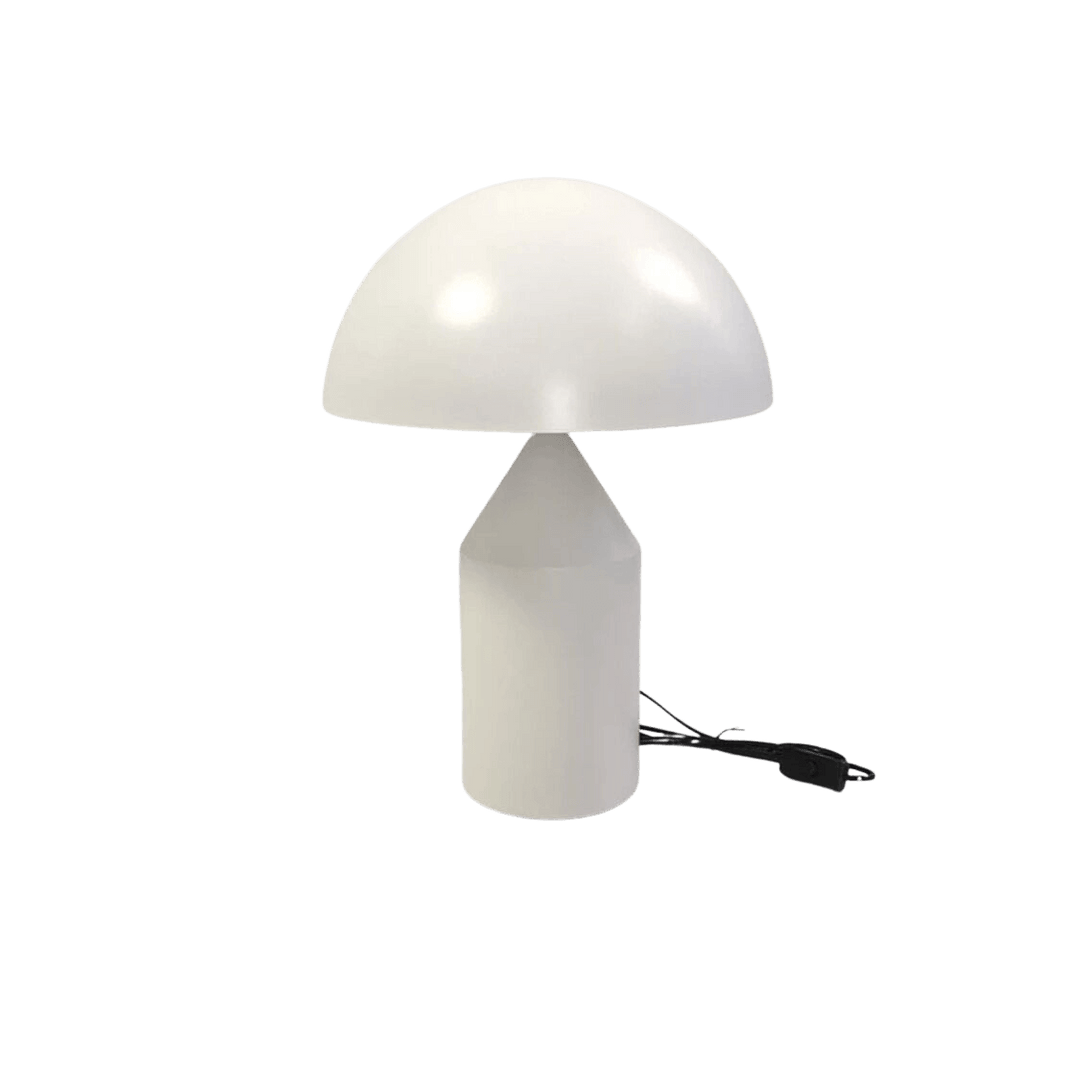 Elegant Bordlampe i Metal og Glas - Vintage Design