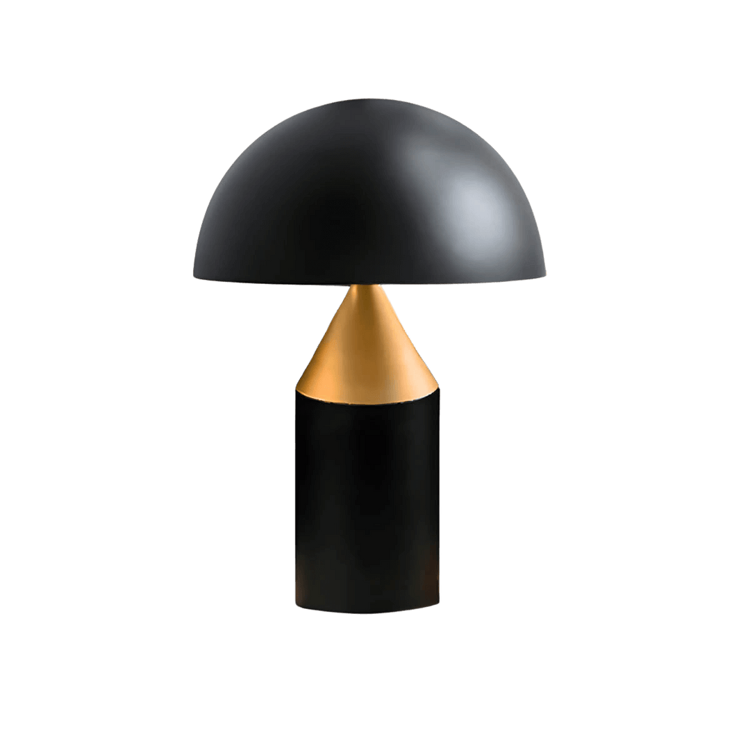 Elegant Bordlampe i Metal og Glas - Vintage Design