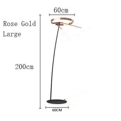 Elegant LED Gulvlampe - Skandinavisk Design