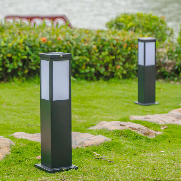 Moderne Udendørs LED Solcellelanterne
