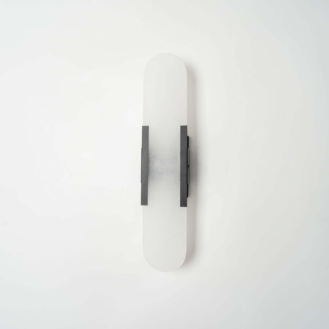 Alabast Væglampe, Aflang Design