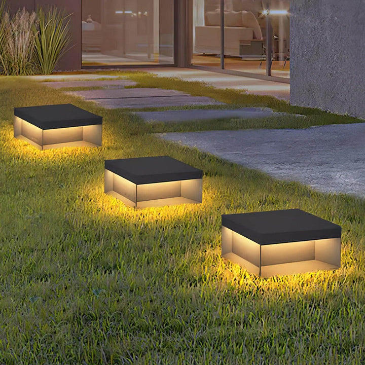 Udendørs LED Stolpelampe med Solenergi