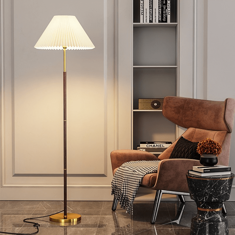 Elegant Gulvlampe i Rispapir - Skab Hygge