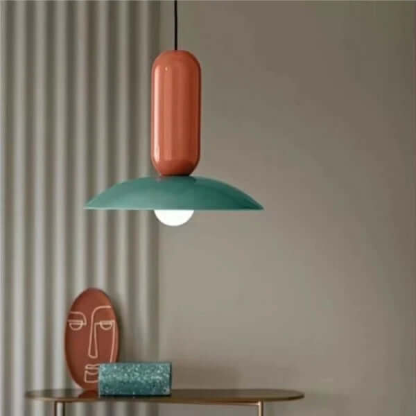 Farverig Metal Pendellampe - 30/40cm
