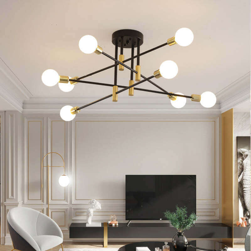 Moderne Glas Globe Lysekrone