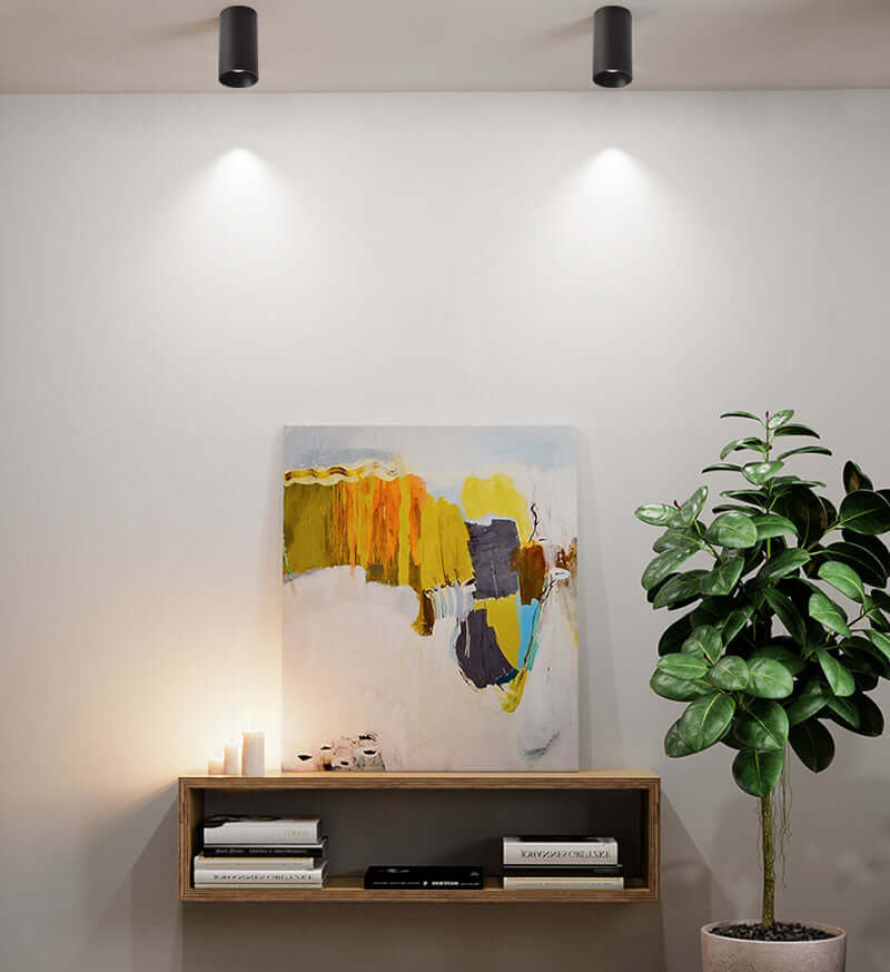 Runde LED Loftlamper i Aluminium