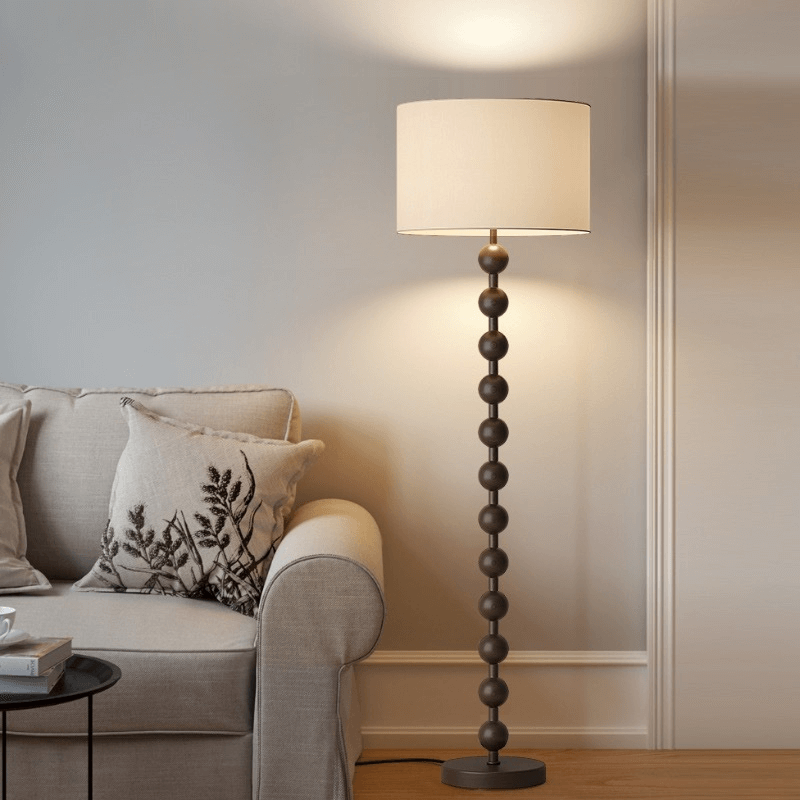 Elegant Gulvlampe i Træ - Japandi Stil