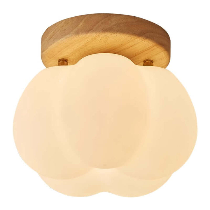 Græskarformet LED Loftlampe - 16cm