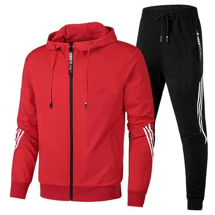 Alsidig træningsdragt i blødt, elastisk materiale med sporty look, ideel til både træning og afslapning i flere farver.