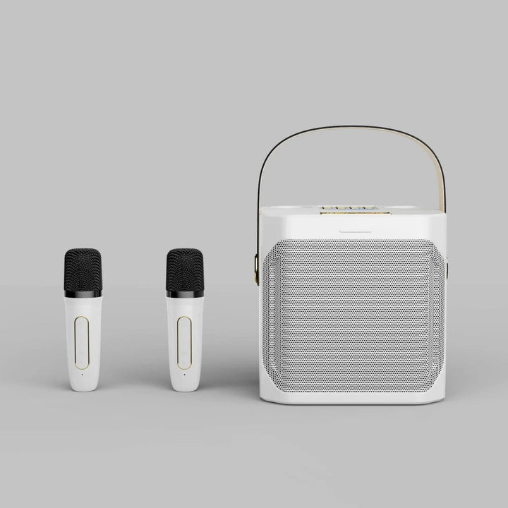 Karaoke højttaler med imponerende 360° stereo lyd og Bluetooth til trådløs musikstreaming.