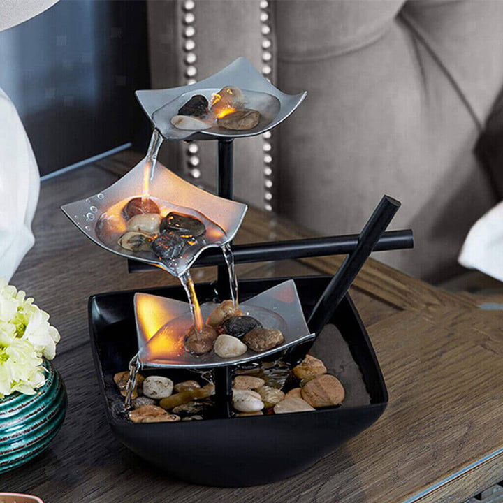 Bordfontæne med Lys - Skab Ro og Hygge