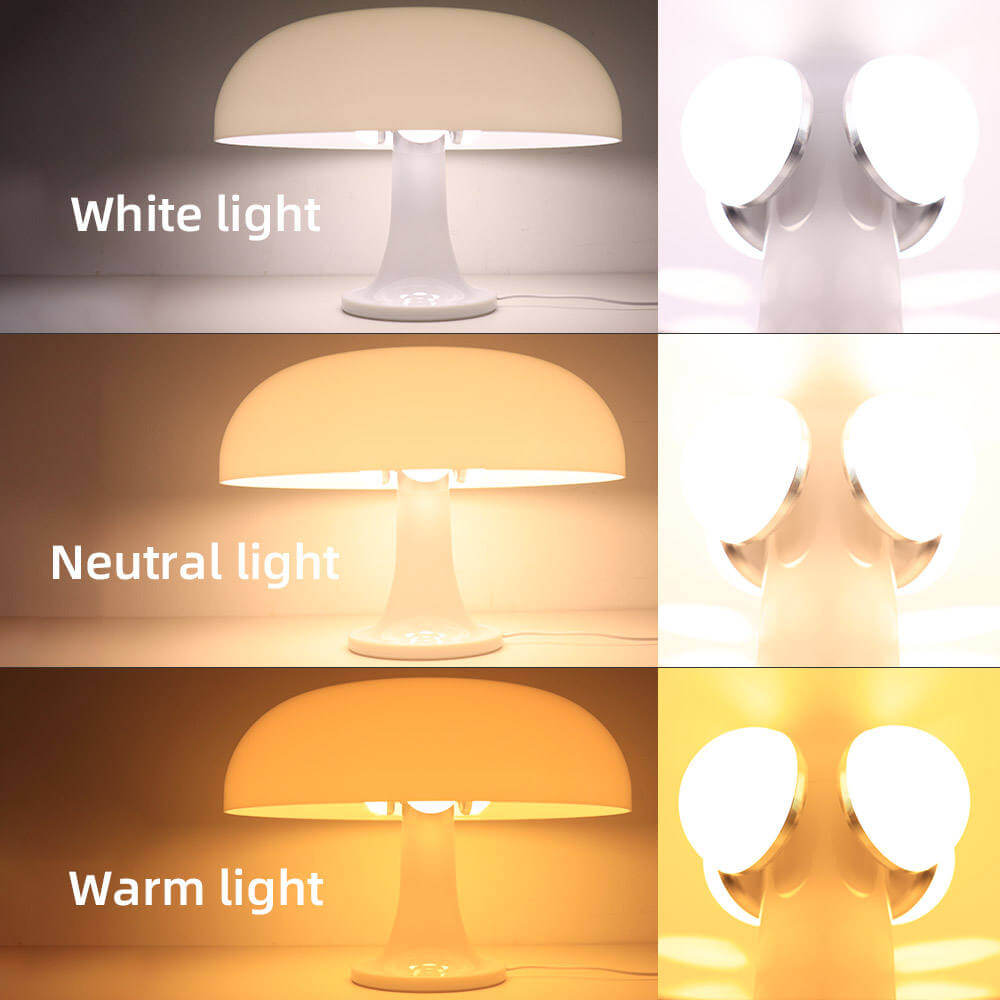 Minimalistisk Svampe Bordlampe