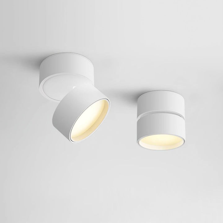 Justerbar Loftslampe i Aluminium - 10cm