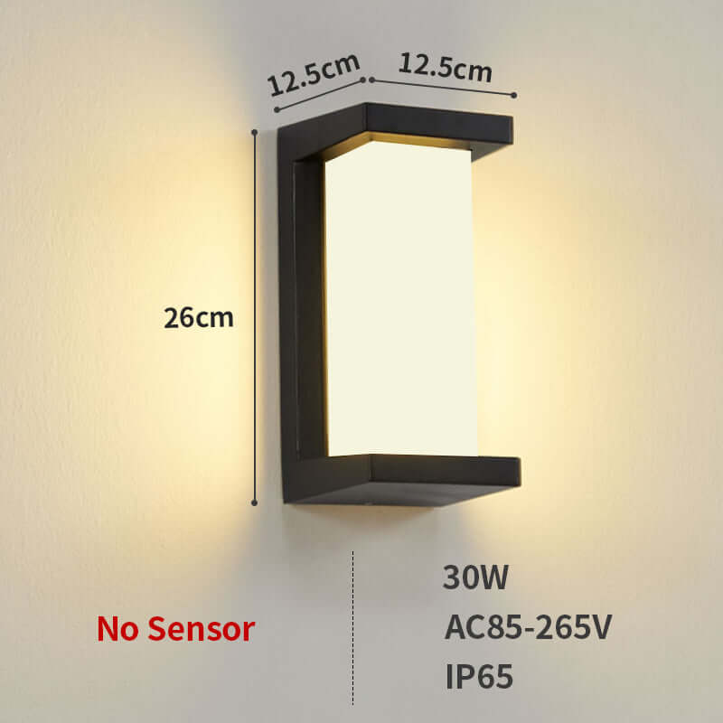 LED Væglampe med Bevægelsessensor