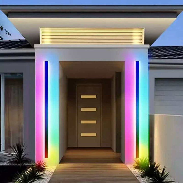 LED Væglampe i Stribet Design | Moderne Indendørs Belysning