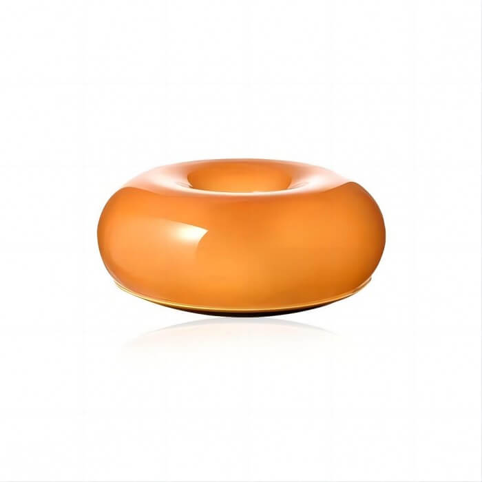 Donut Lampe - Glas & Metal Væglampe / Bordlampe